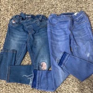 2 pairs Old Navy jeggings